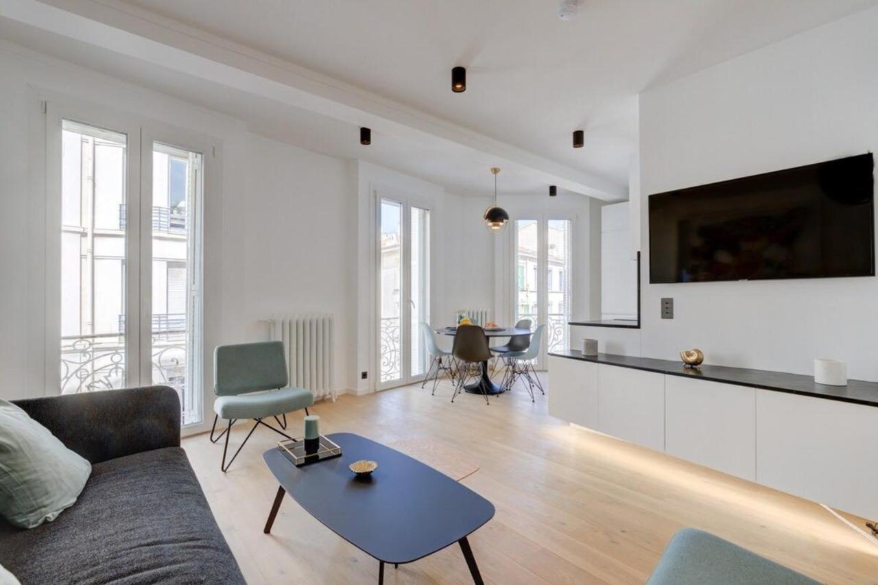 Magnificent Renovated 4-Room Apartment - Croisette Carre D'Or Канны Экстерьер фото